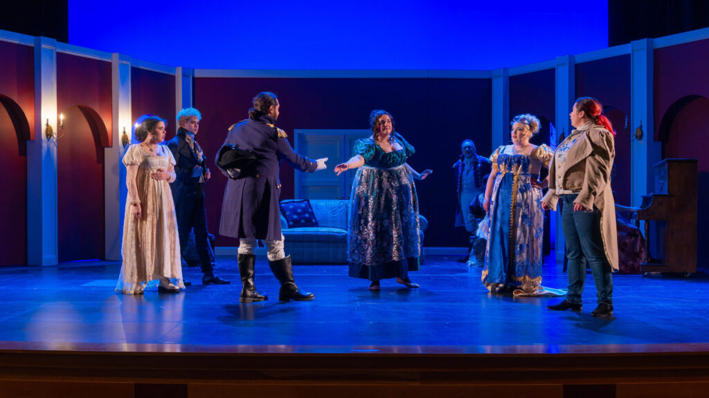 A group of people dancing in Beyond Persuasion