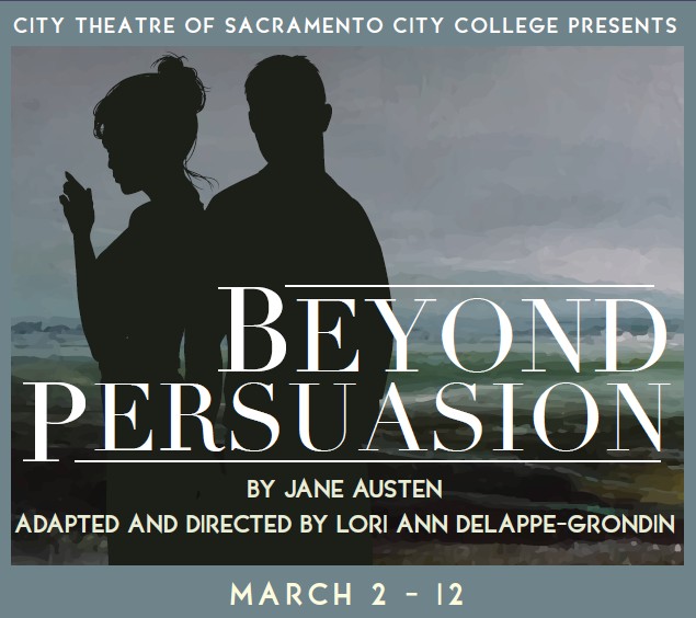 Beyond Persuasion post card image with two people in silhouette